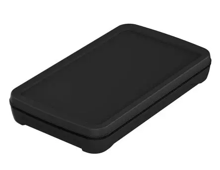 Produktfoto 1 von Bopla Serie BoPad Tragbares Gehäuse, ABS, 75 mm, 130 mm, H. 17.5 mm, Schwarz, IP65