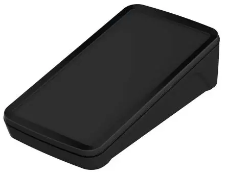 Produktfoto 1 von Bopla BoPad ABS Pultgehäuse Geneigte Front, Schwarz, 200 mm 53.6 mm, 105 mm