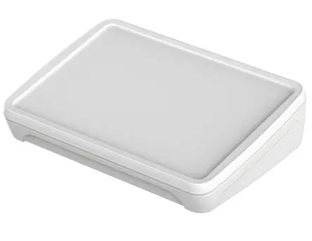 Produktfoto 1 von Bopla BoPad ABS Pultgehäuse Geneigte Front, Weiß, 215 mm 53 mm, 150 mm