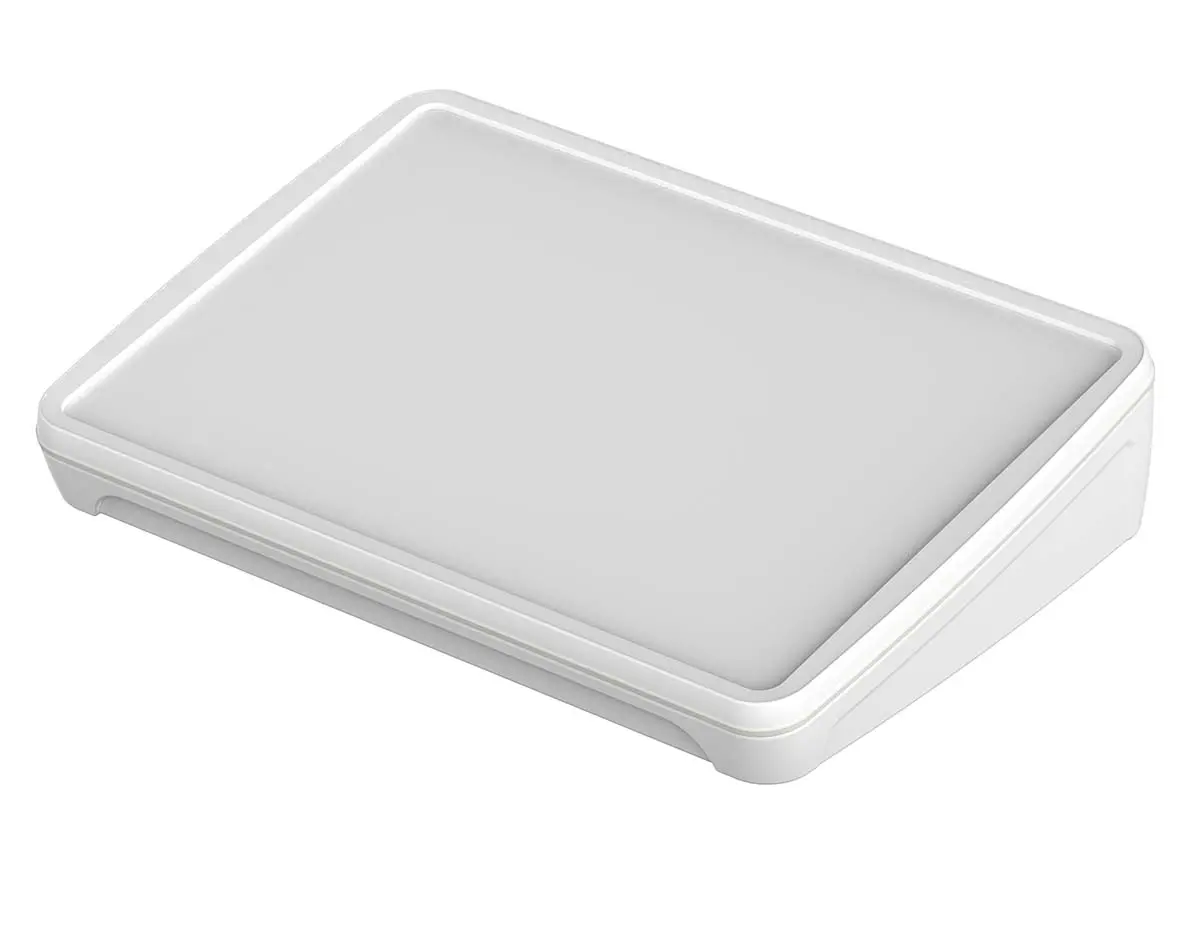 Produktfoto 1 von Bopla BoPad ABS Pultgehäuse Geneigte Front, Weiß, 285 mm 61.2 mm, 198 mm