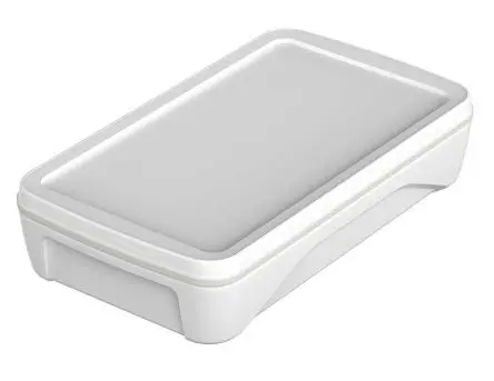 Produktfoto 1 von Bopla Serie BoPad Tragbares Gehäuse, ABS, 75 mm, 130 mm, H. 26 mm, Weiß, IP65