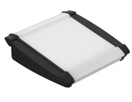 Produktfoto 1 von Bopla Alu-Topline Aluminium Pultgehäuse Geneigte Front, Schwarz, 150 mm 53.2 mm, 181.2 mm