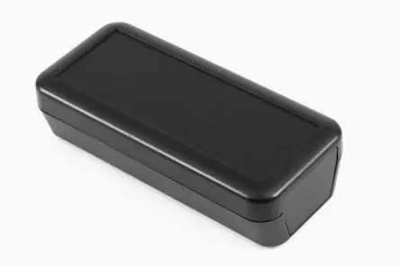 Produktfoto 1 von Hammond Serie 1552 Tragbares Gehäuse, ABS, 50 mm, 110 mm, H. 30 mm, Schwarz, IP54