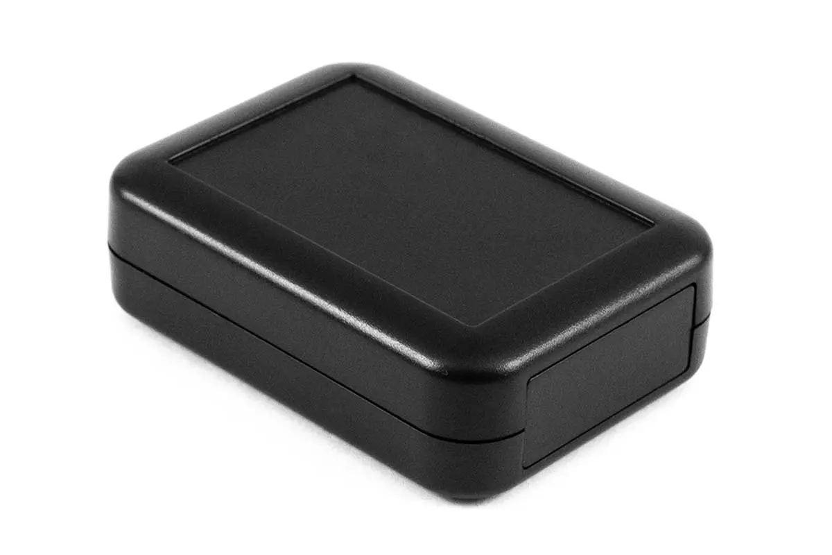 Produktfoto 1 von Hammond Serie 1552 Tragbares Gehäuse, ABS, 50 mm, 70 mm, H. 22 mm, Schwarz, IP54