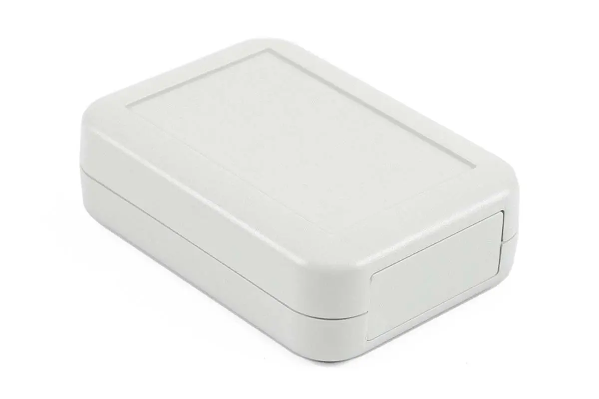Produktfoto 1 von Hammond Serie 1552 Tragbares Gehäuse, ABS, 50 mm, 70 mm, H. 22 mm, Grau, IP54
