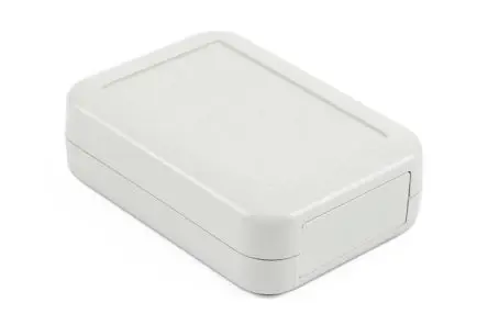 Produktfoto 1 von Hammond Serie 1552 Tragbares Gehäuse, ABS, 50 mm, 70 mm, H. 22 mm, Grau, IP54