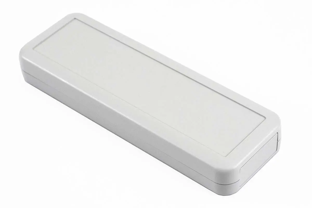 Produktfoto 1 von Hammond Tragbares Gehäuse, ABS, 50 mm, 150 mm, H. 22 mm, Grau, IP54