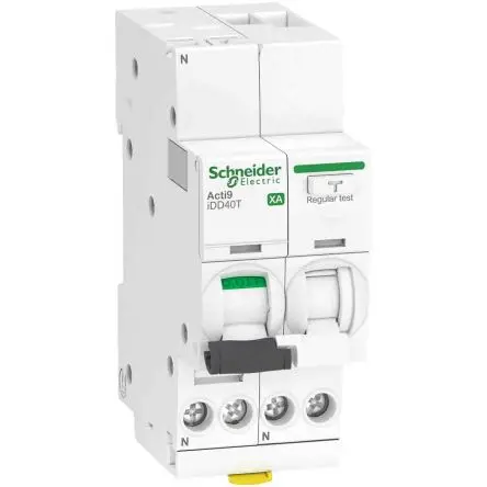 Produktfoto 1 von Schneider Electric Acti9 iDT40 Miniaturüberlastschalter Typ C, Pol 1-polig 16A, Abschaltvermögen 6 kA Acti9