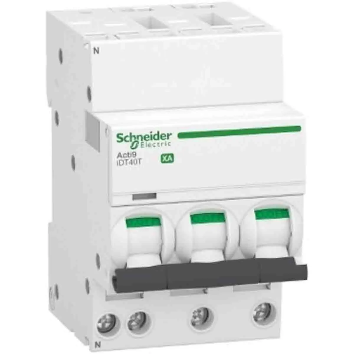 Produktfoto 1 von Schneider Electric Acti9 Miniaturüberlastschalter Typ C, Pol 3-polig 16 A 230 V ac, Abschaltvermögen 4.5 kA Acti9