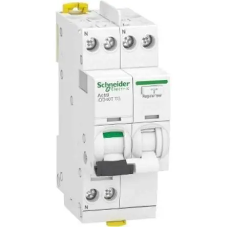 Produktfoto 1 von Schneider Electric Acti9 iDT40 Miniaturüberlastschalter Typ C, Pol 1-polig 25A, Abschaltvermögen 4.5 kA Acti9