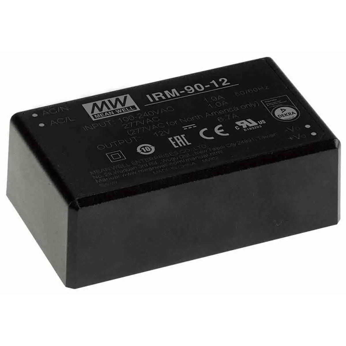 Produktfoto 1 von MEAN WELL IRM-90 Schaltnetzteil, 15V dc / 6.23A 85W 80 → 305V ac Gekapselt, Medizin-Zulassung