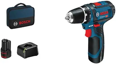 Produktfoto 1 von Bosch GSR Bohrschrauber Schnurlos Bürstenmotor Auto-Sperre 2 Ah 10 mm Typ C - EU 30 Nm