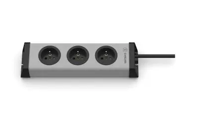 Produktfoto 1 von Ehmann Typ E Steckdosenleiste, 3-fach 16A Typ E - französisch, 3m Kabel, 230V