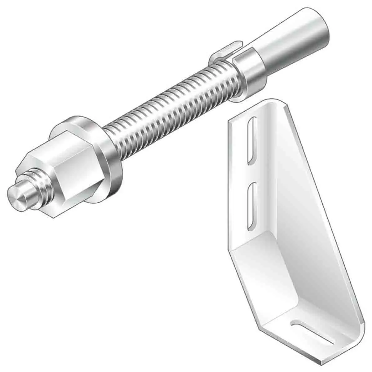 Produktfoto 1 von Bosch Rexroth T-Slot Stone Verbindungskomponente, Winkel, Winkel für 10 mm, M8, L. 20 mm