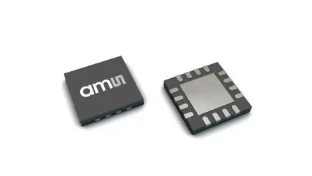 Produktfoto 1 von ams OSRAM Magnetischer Positionssensor 1-Achsen Oberfläche 3 V 3.6V SPI Drehen Hall Effekt QFN 16-Pin