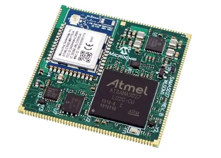 Produktfoto 1 von Microchip Mikroprozessor Oberfläche ATSAMA5D27-WLSOM1 ARM Cortex A5 ARM 32 bit 500 MHz SIP 188-Pin