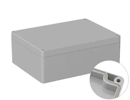 Produktfoto 1 von RS PRO 5U2; Universalgehäuse; Polycarbonat; Grau; IK07 IP66 Breite 150 mm Höhe 75 mm Länge 200 mm