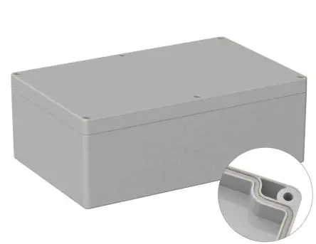 Produktfoto 1 von RS PRO 5U3; Universalgehäuse; ABS; Grau; IK07 IP66 Breite 160 mm Höhe 90 mm Länge 250 mm