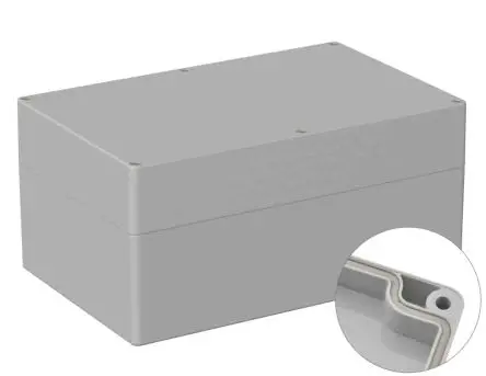 Produktfoto 1 von RS PRO 5U3; Universalgehäuse; ABS; Grau; IK07 IP66 Breite 160 mm Höhe 119 mm Länge 250 mm