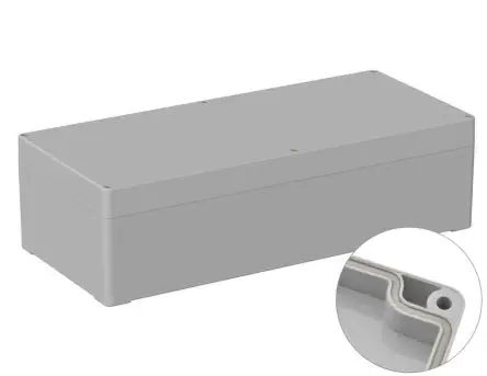 Produktfoto 1 von RS PRO 5U3; Universalgehäuse; ABS; Grau; IK07 IP66 Breite 160 mm Höhe 100 mm Länge 360 mm