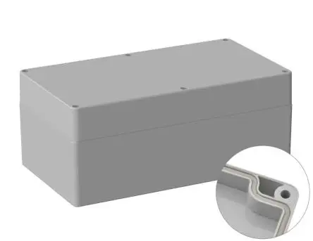 Produktfoto 1 von RS PRO 5U3; Universalgehäuse; ABS; Grau; IK07 IP66 Breite 200 mm Höhe 149.5 mm Länge 360 mm