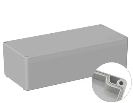 Produktfoto 1 von RS PRO 5U3; Universalgehäuse; ABS; Grau; IK07 IP65 Breite 150 mm Höhe 100 mm Länge 340 mm