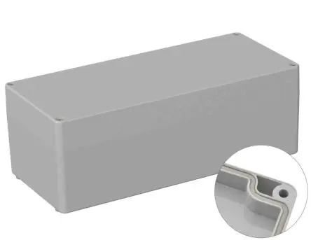 Produktfoto 1 von RS PRO 5U3; Universalgehäuse; ABS; Grau; IK07 IP66 Breite 150 mm Höhe 120 mm Länge 340 mm