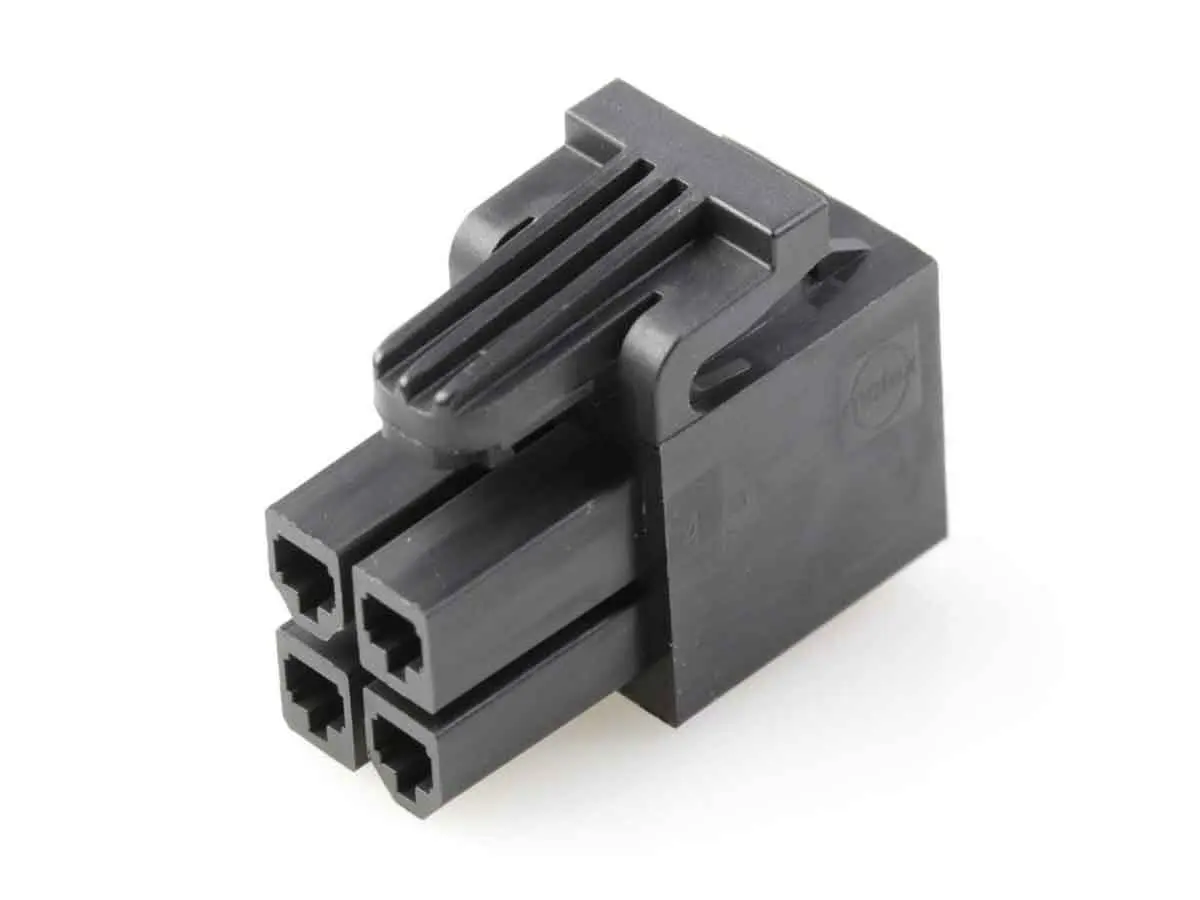 Produktfoto 1 von Molex 172708 Stecker Leiterplattensteckverbinder Gehäuse 4.2 mm, 4-polig / 2-reihig Gerade