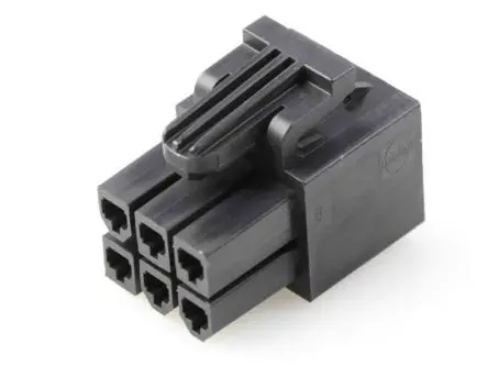 Produktfoto 1 von Molex 172708 Stecker Leiterplattensteckverbinder Gehäuse 4.2 mm, 6-polig / 2-reihig Gerade, Panel