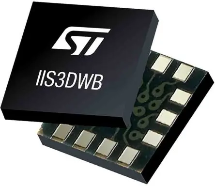 Produktfoto 1 von STMicroelectronics Näherungsschalter 3-Achsen Oberfläche 2.1 V 3.6V SPI 6.3 kHz Digital LGA-14 14-Pin