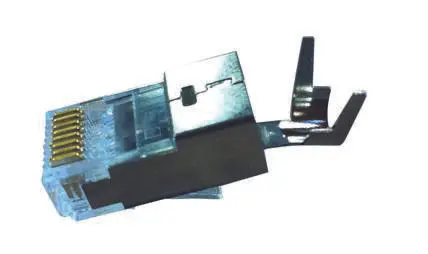 Produktfoto 1 von Multimedia Connect MMS-00015-02 SINGLE Stecker Kat. 6 RJ45-Steckverbinder, 1-Port 100-polig Abgeschirmt Kabel Gerade