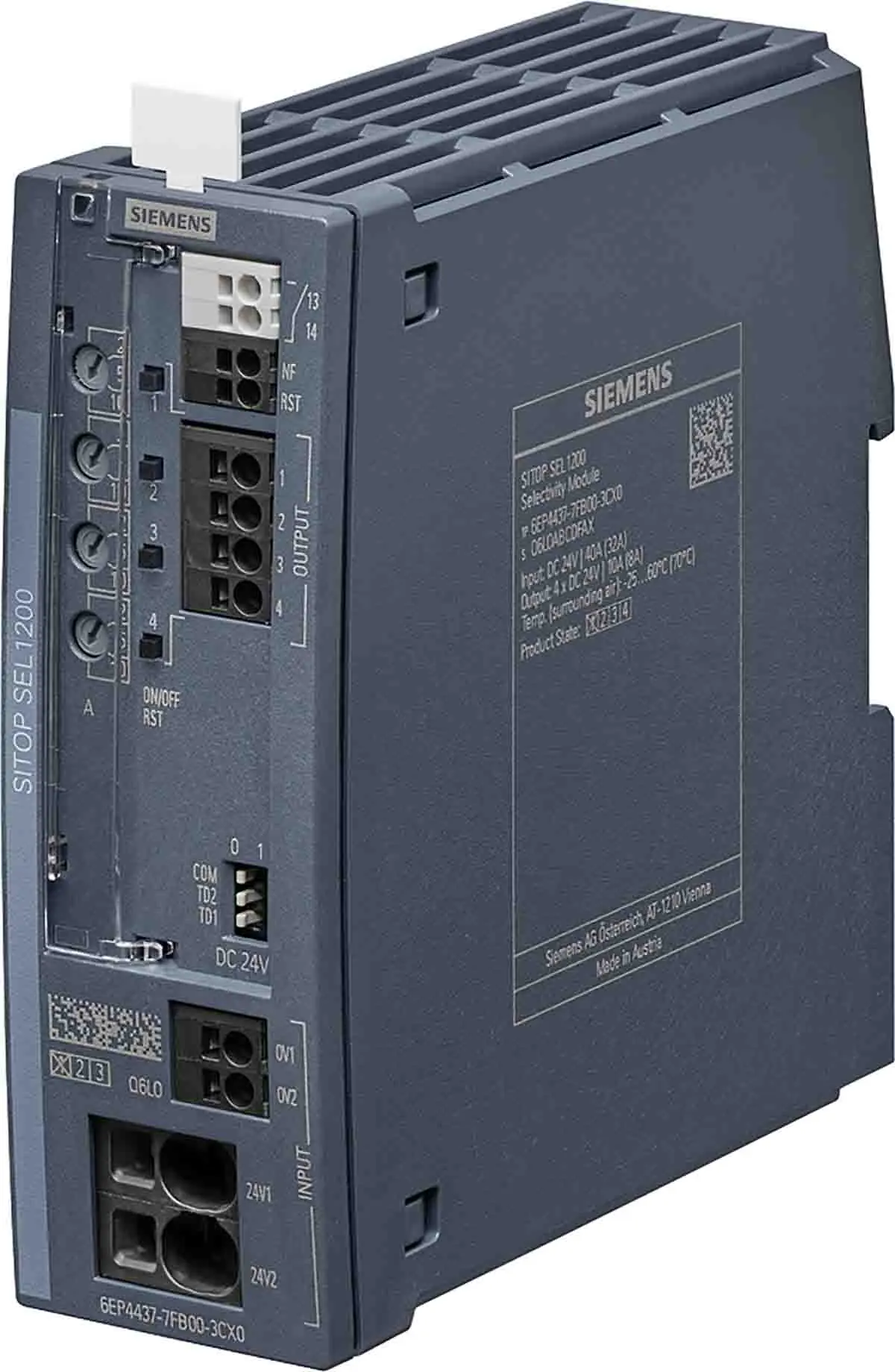 Produktfoto 1 von Siemens SITOP SEL1200/8X2-10A Selektivitätsmodul