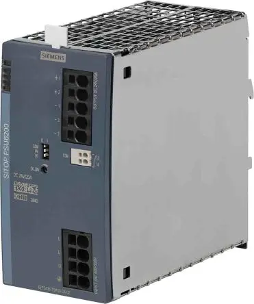 Produktfoto 1 von Siemens SITOP PSU6200 DIN-Schienen Netzteil Geschalteter Modus 500V ac / 20 A 24V dc 480 W