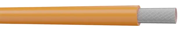 AXINDUS Einzeladerleitung 0,6 mm², 20 AWG 200m Orange PVC isoliert Ø 1.6 → 1.9mm 19 x 0,2 mm Litzen