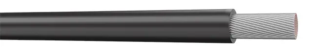 Produktfoto 1 von AXINDUS Einzeladerleitung 0,38 mm², 22 AWG 200m Schwarz PVC isoliert Ø 2 → 2.3mm 12 x 0,2 mm Litzen