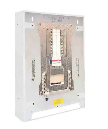 Produktfoto 1 von Contactum Contactum Contactum Verteilerkasten 125A, 12 Ausgänge, 3-Phasen Abschließbar