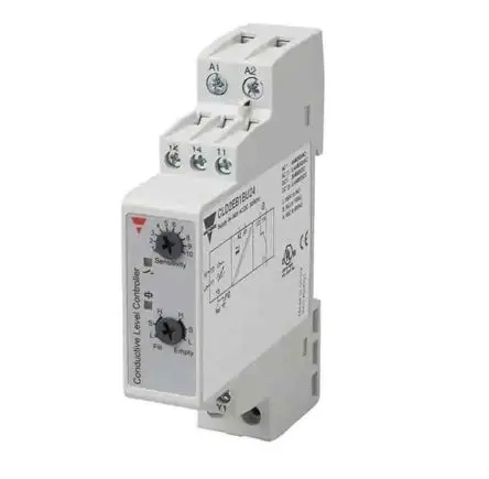 Produktfoto 1 von Carlo Gavazzi CLD2EB1BU24 Niveauregler 2 x Eingänge DIN-Hutschiene, U Sonde = 5 V 5s 24V Analog Relais