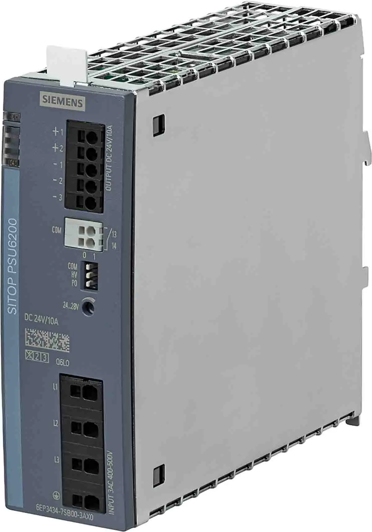 Produktfoto 1 von Siemens SITOP PSU6200 DIN-Schienen Netzteil Getaktet 24V dc / 10A 400 → 500V ac