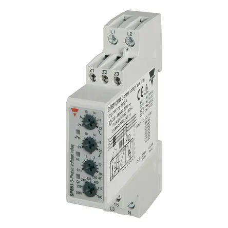 Produktfoto 1 von Carlo Gavazzi DPB51 Überwachungsrelais 3-phasig, 1-poliger Umschalter Mini-DIN-Schiene