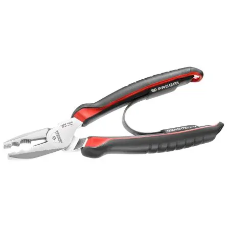 Produktfoto 1 von Facom 187AP.20CPEPF Rundzange / Backen 7.5mm Geriffelt Nicht parkend Schneidkraft → 2.2 mm 205 kg/ mm² 205mm VDE 1000V