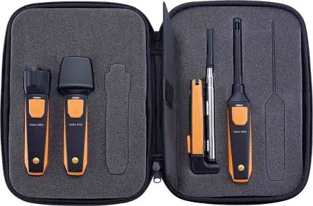 Produktfoto 1 von Testo Smart Probes VAC kit Datenloggerfunktion LCD Temperaturfühler 60 °C, bis 50 °C, Batterie-betrieben / 100 %RH