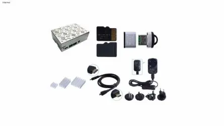 Gehäuse mit Lüfter, OKdo Raspberry Pi 4 Modell B Starter-Kit (ohne SBC)