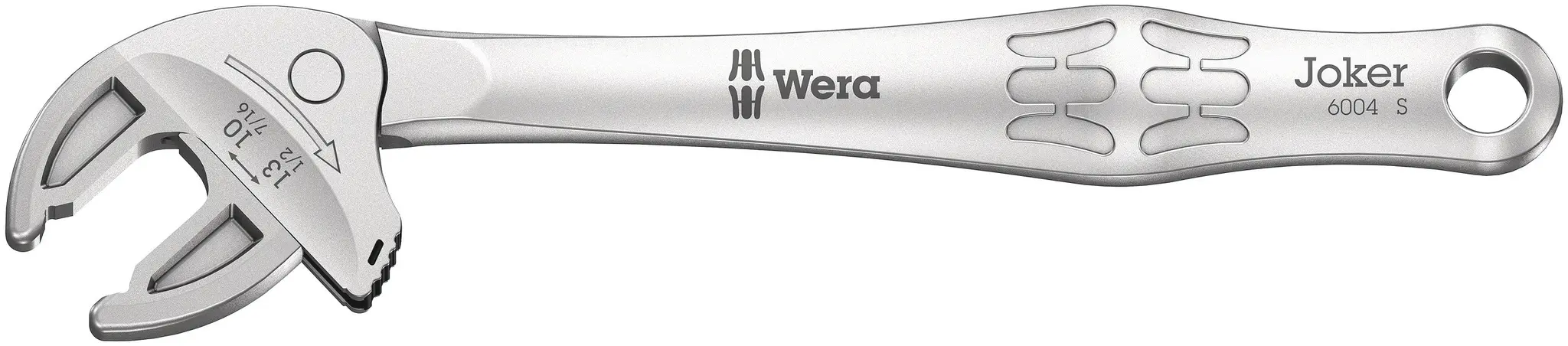 Produktfoto 1 von Wera Rollgabelschlüssel Rollgabelschlüssel, Ergonomisch Griff, Backenweite 13 mm, / Länge 154 mm