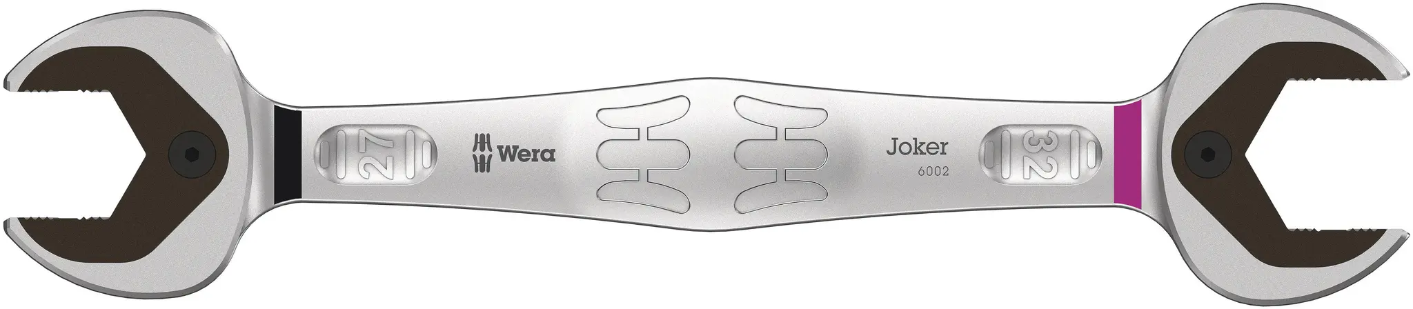 Produktfoto 1 von Wera Doppelgabelschlüssel Metrisch Chrom-Molybdän Stahl Nicht parkend Schließer (NO), Länge 232 mm