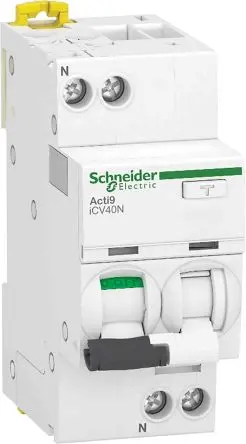 Produktfoto 1 von Schneider Electric A9 FI/LS-Schalter (RCBO) 40A, 1-polig, Empfindlichkeit 30 mA