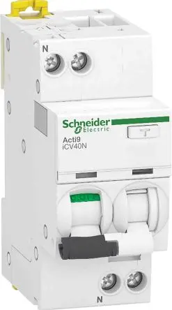 Produktfoto 1 von Schneider Electric Acti9 FI/LS-Schalter (RCBO) 32A, 1-polig Typ C, Empfindlichkeit 30 mA