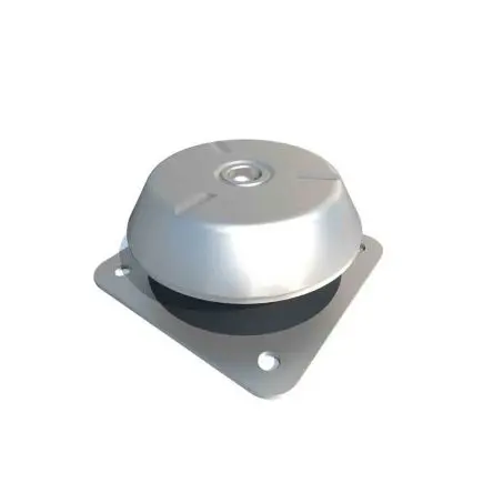 Produktfoto 1 von FIBET Naturgummi Konisch viereckig Gummipuffer, Maschinenfuß Bohrung 20 mm M20 1700 daN, Ø 20 mm x 86 mm, 60 / bis 1700