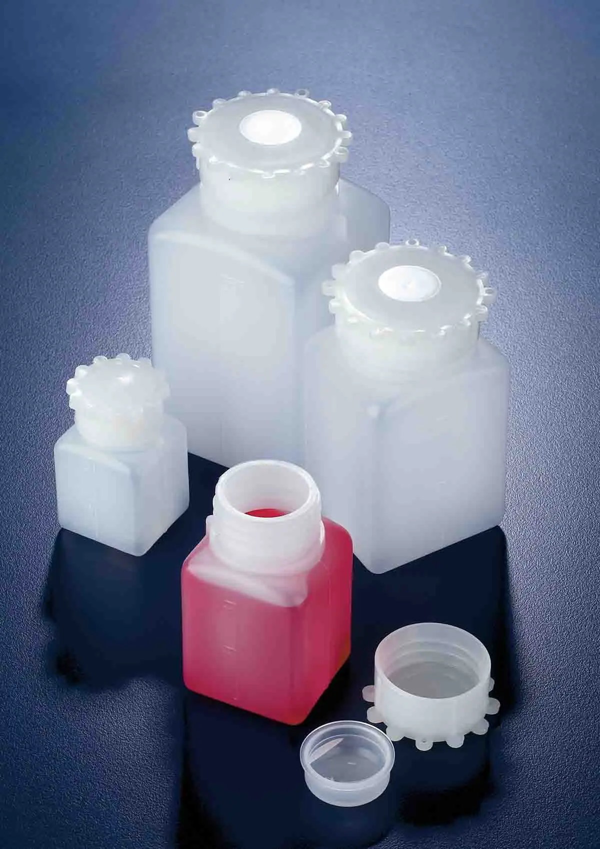 Produktfoto 1 von RS PRO Hochdichtes Polyethylen Laborflasche 50ml Vorratsflasche Weithalsig
