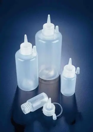 Produktfoto 1 von RS PRO Polyethylen Laborflasche 150ml, Ø 50 mm Spritzflasche Enghalsig
