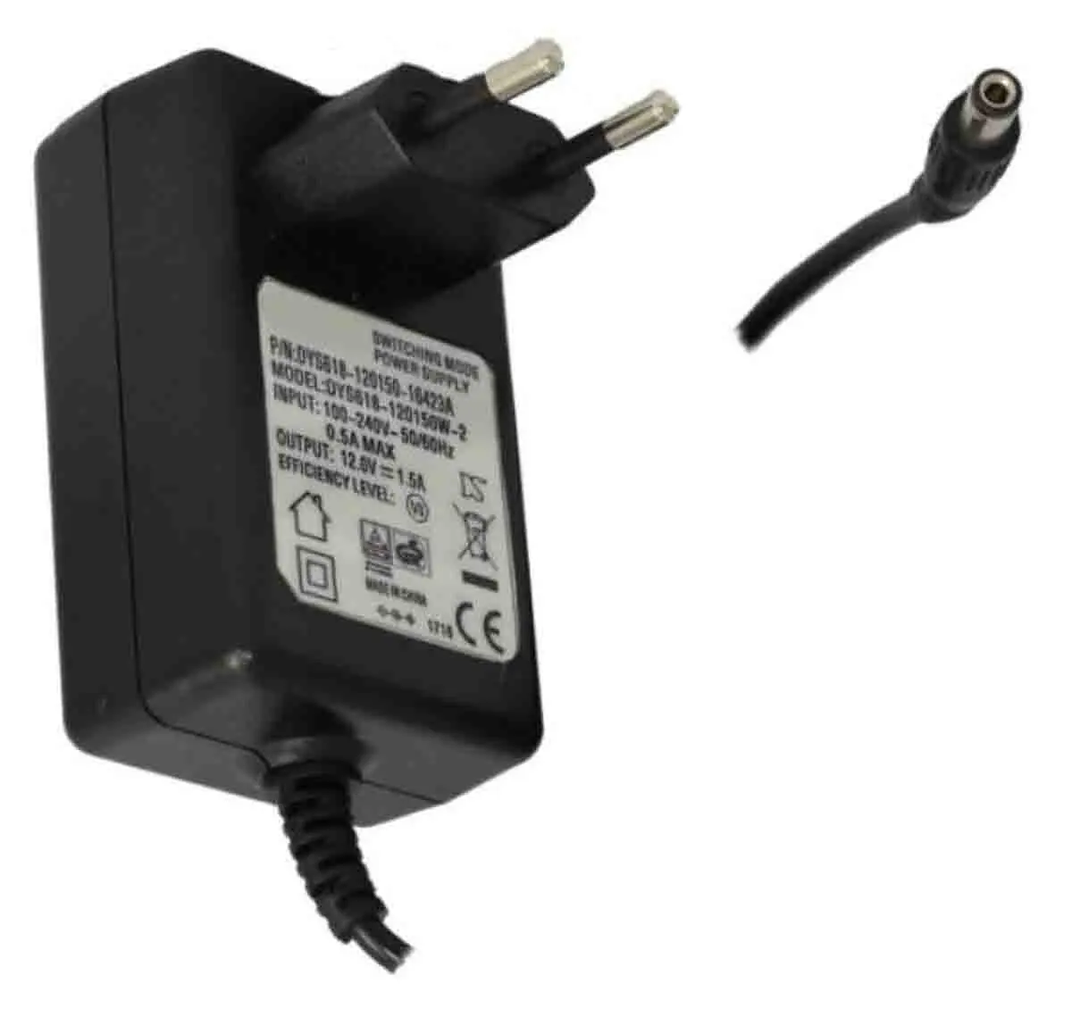 Produktfoto 1 von RS PRO Steckernetzteil AC/DC-Adapter 50.4W, 100 → 240V ac, 24V dc / 2.1A , 2 Pin
